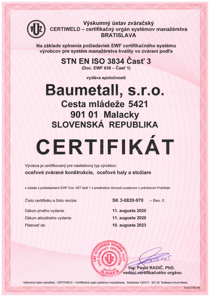 Certifikáty