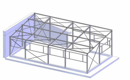 Oceľové haly, skladové priestory
